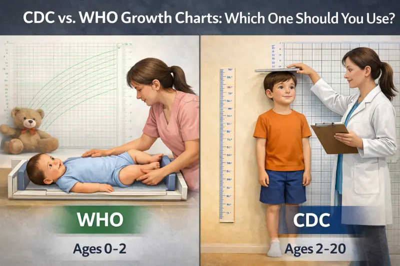 CDC vs. WHO Growth Charts: Which One Should You Use?
